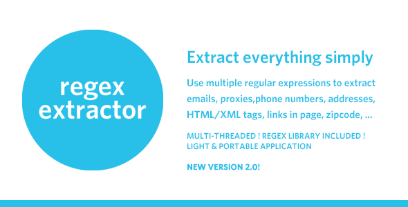 html regex data extractor
