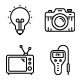 Electronics icons