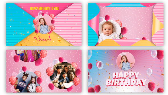 Happy Birthday with - VideoHive 31264249