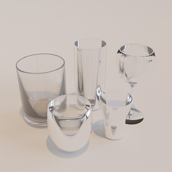 Glass Collection Pack - 3Docean 32907949