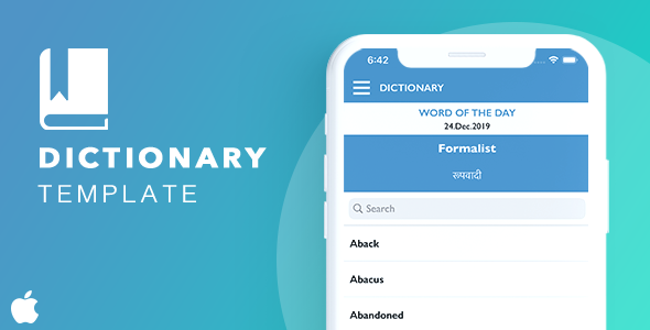 Dictionary Template for - CodeCanyon 15623393