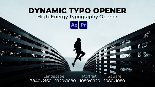 Dynamic Typo Opener - VideoHive 32257801