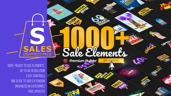 Sales Graphics Pack - VideoHive 31601466