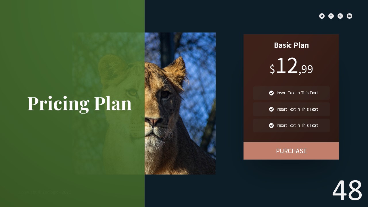 Zoologic Animal Presentation Template, Presentation Templates ...