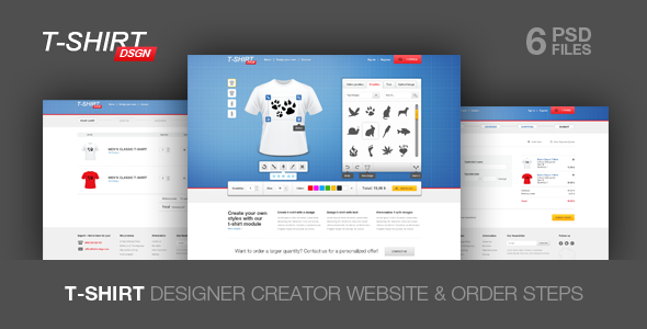 T Shirt Designer - ThemeForest 3011939