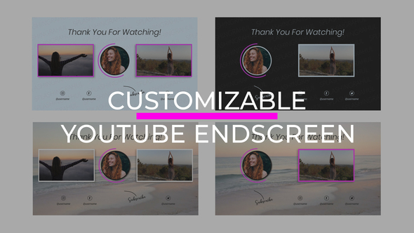 You Tube End - VideoHive 32842921