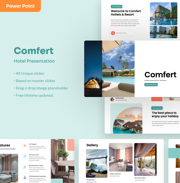 Comfert - Hotel PowerPoint Presentation