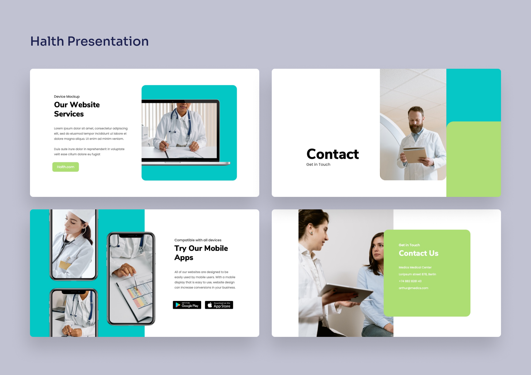 Halth - Medical PowerPoint Presentation, Presentation Templates ...