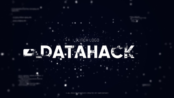 Glitch Logo - Data Hack // DaVinci Resolve