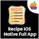 Yummy – Food Recipe Native IOS App With Admin Panel