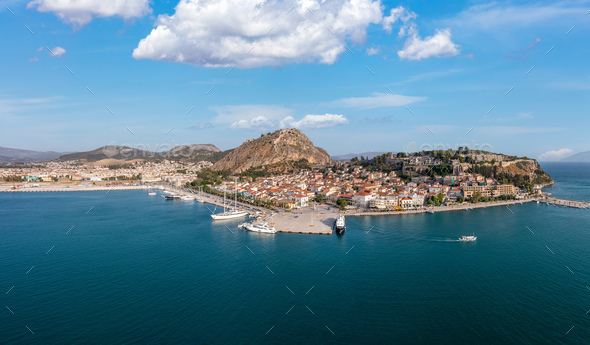 View Of Nafplio Old Town, Nafplio, Peloponnese, Greece