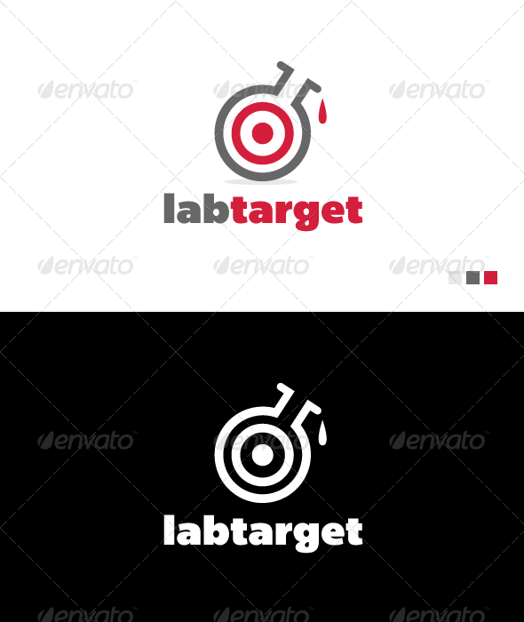 Lab Target - Logo Template - Objects Logo Templates