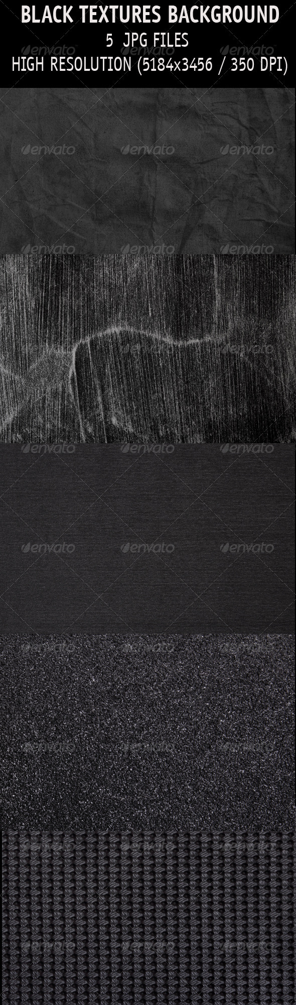 Black textures background - Industrial / Grunge Textures