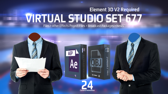 Virtual Studio Set - VideoHive 32929279