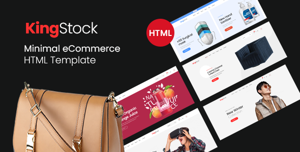 Incredible Kingstock - Clean Minimal eCommerce HTML5 Template