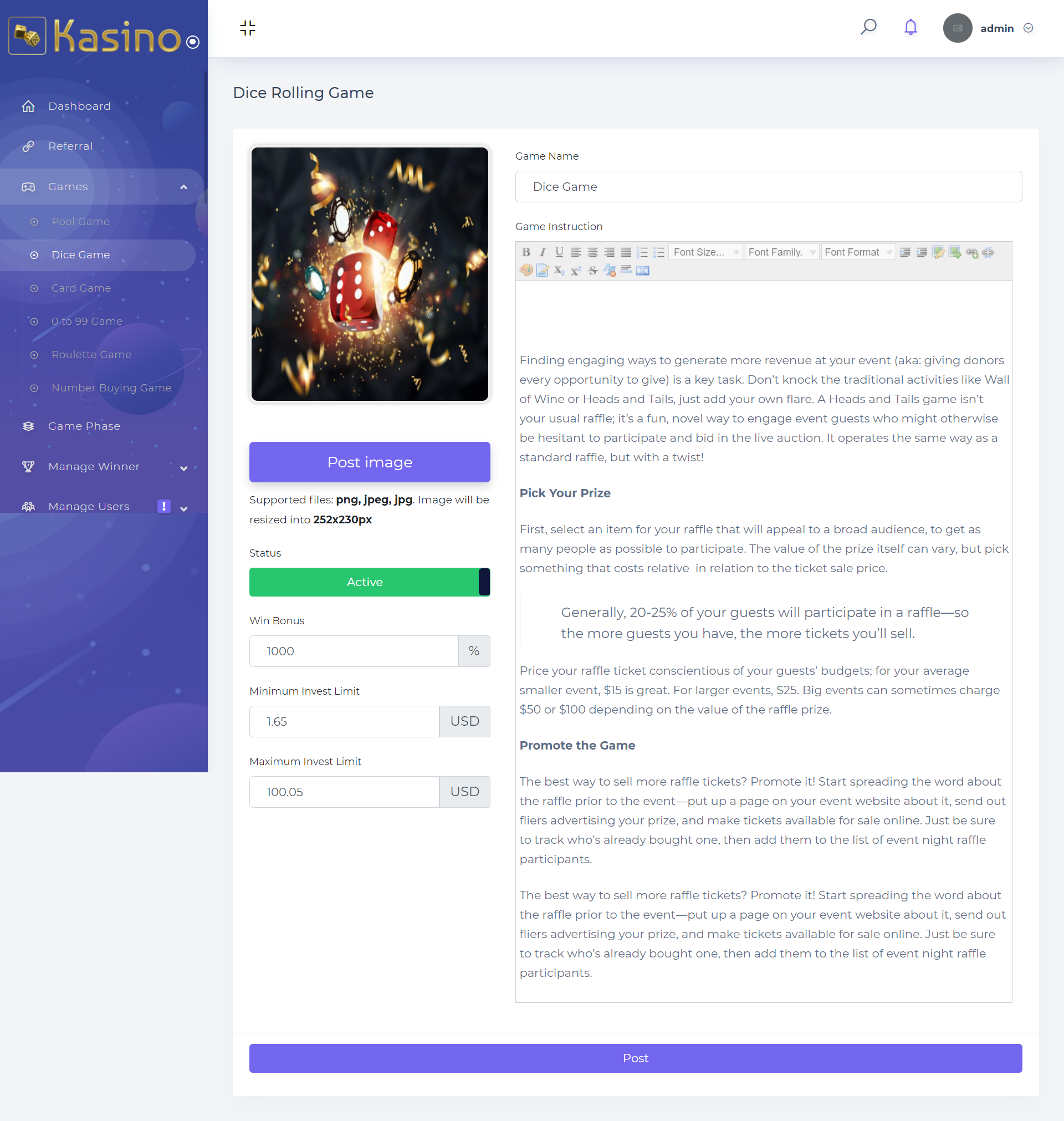 Kasino - Online Casino Platform by ViserLab | CodeCanyon
