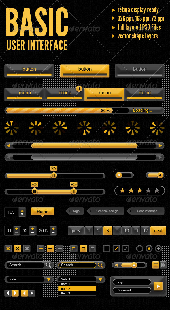 Basic User Interface - User Interfaces Web Elements