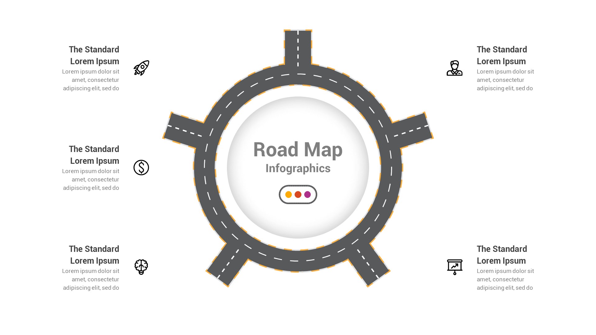 RoadMap Diagrams Google Slides & Illustrator Template, Presentation ...