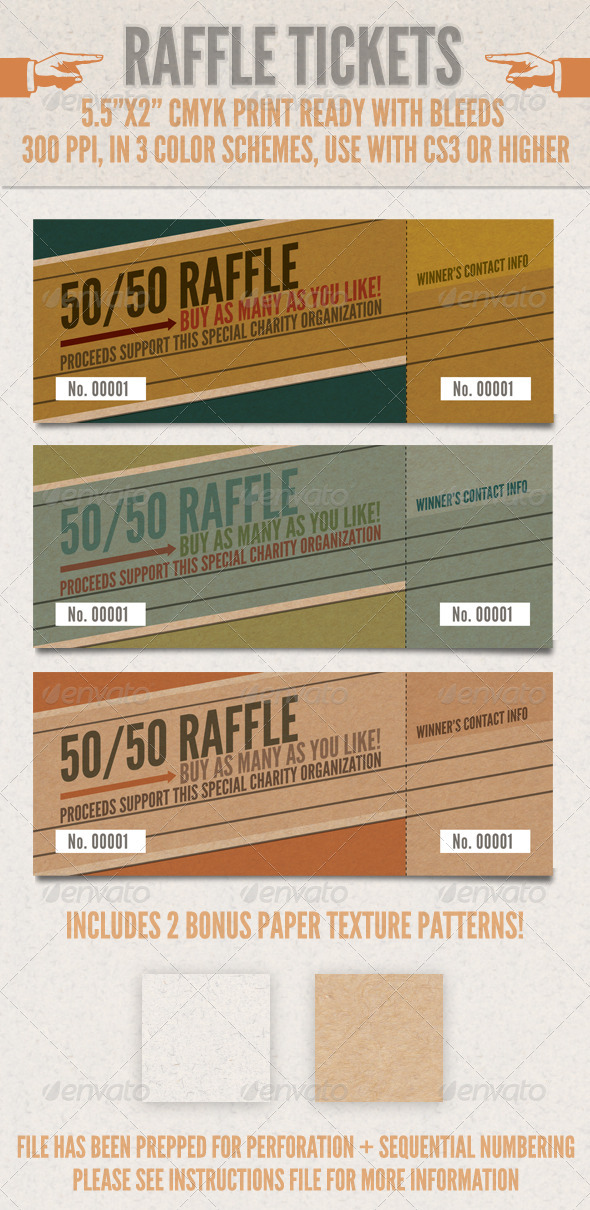 raffle tickets by everytuesday graphicriver