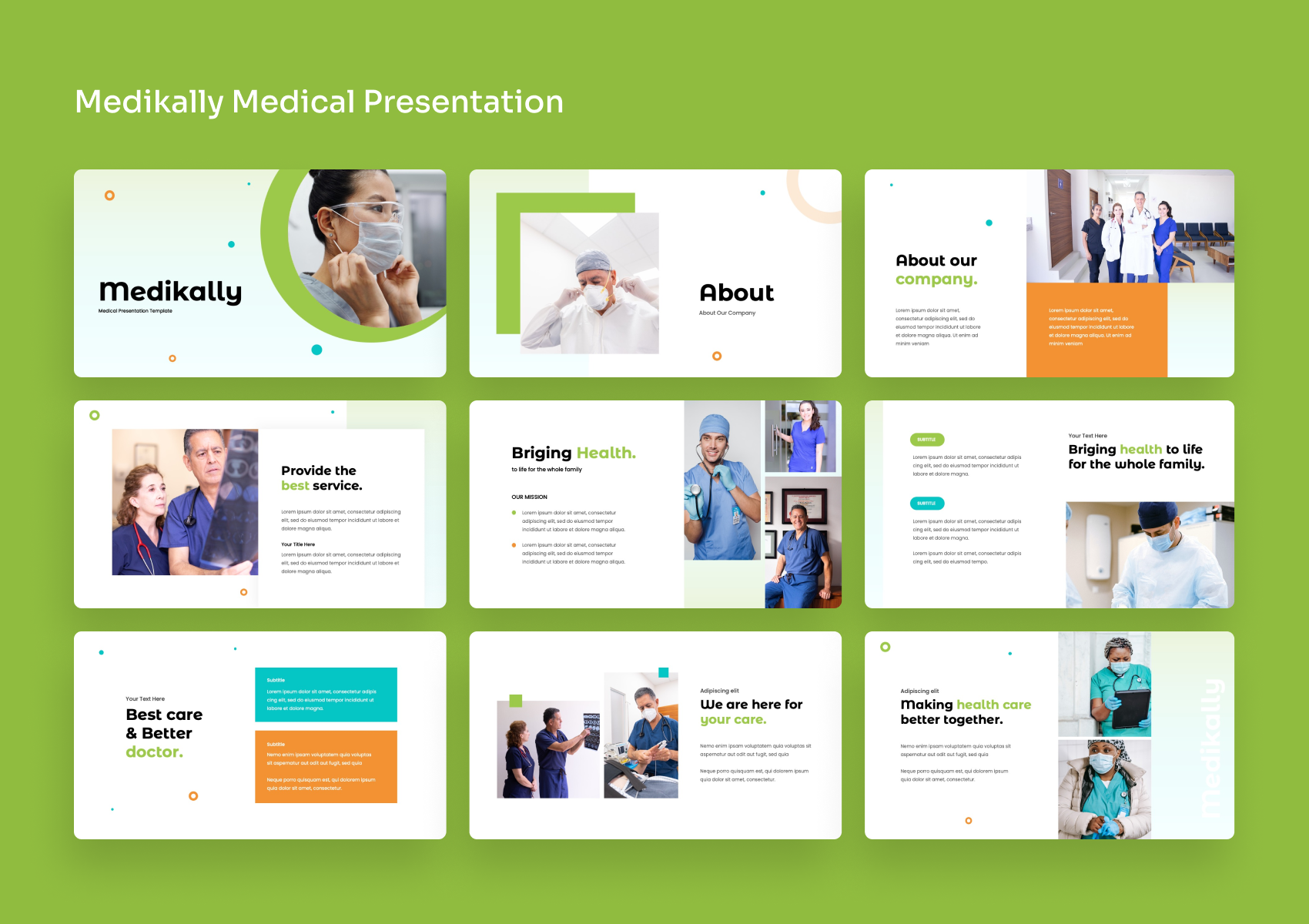 Medikally - Medical PowerPoint Presentation, Presentation Templates