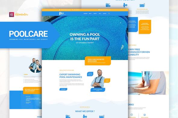 Poolcare - Swimming - ThemeForest 32950646