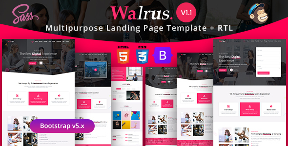 Walrus - Multipurpose - ThemeForest 23726138