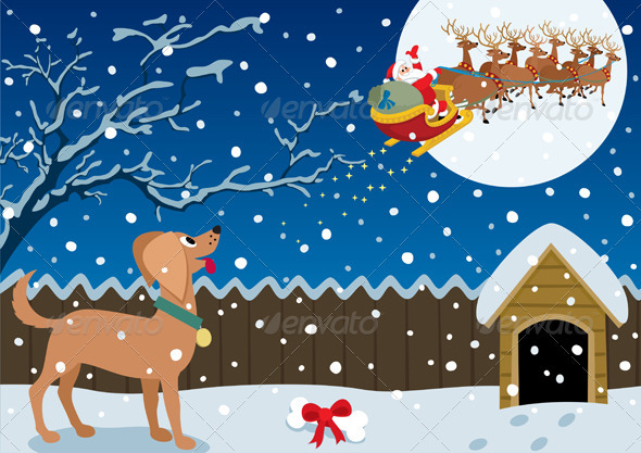 Winter Scene - Christmas Seasons/Holidays