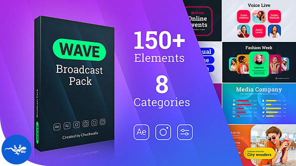 Wave Broadcast - VideoHive 31813419