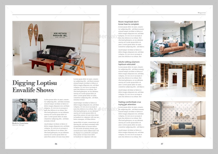 Simplicity Magazine, Print Templates | GraphicRiver