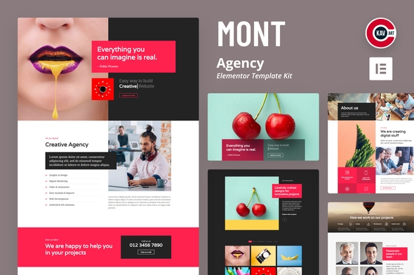 Mont - Agency - ThemeForest 25974726