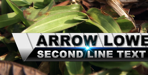 Arrow Lower Third - VideoHive 309220