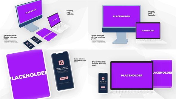 Device Mockup Pack - VideoHive 32969414