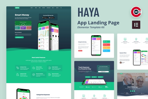 Haya - App - ThemeForest 26974347