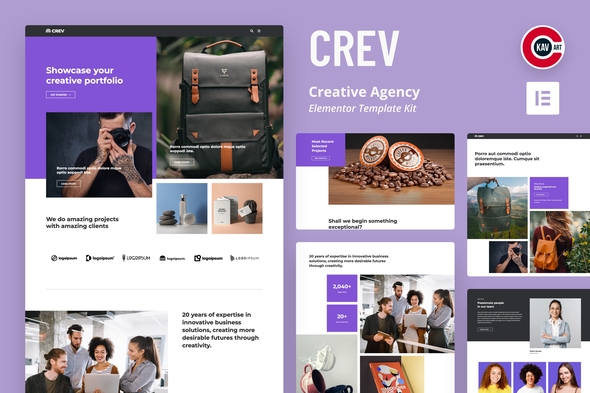 Crev -Creative Agency - ThemeForest 29796397