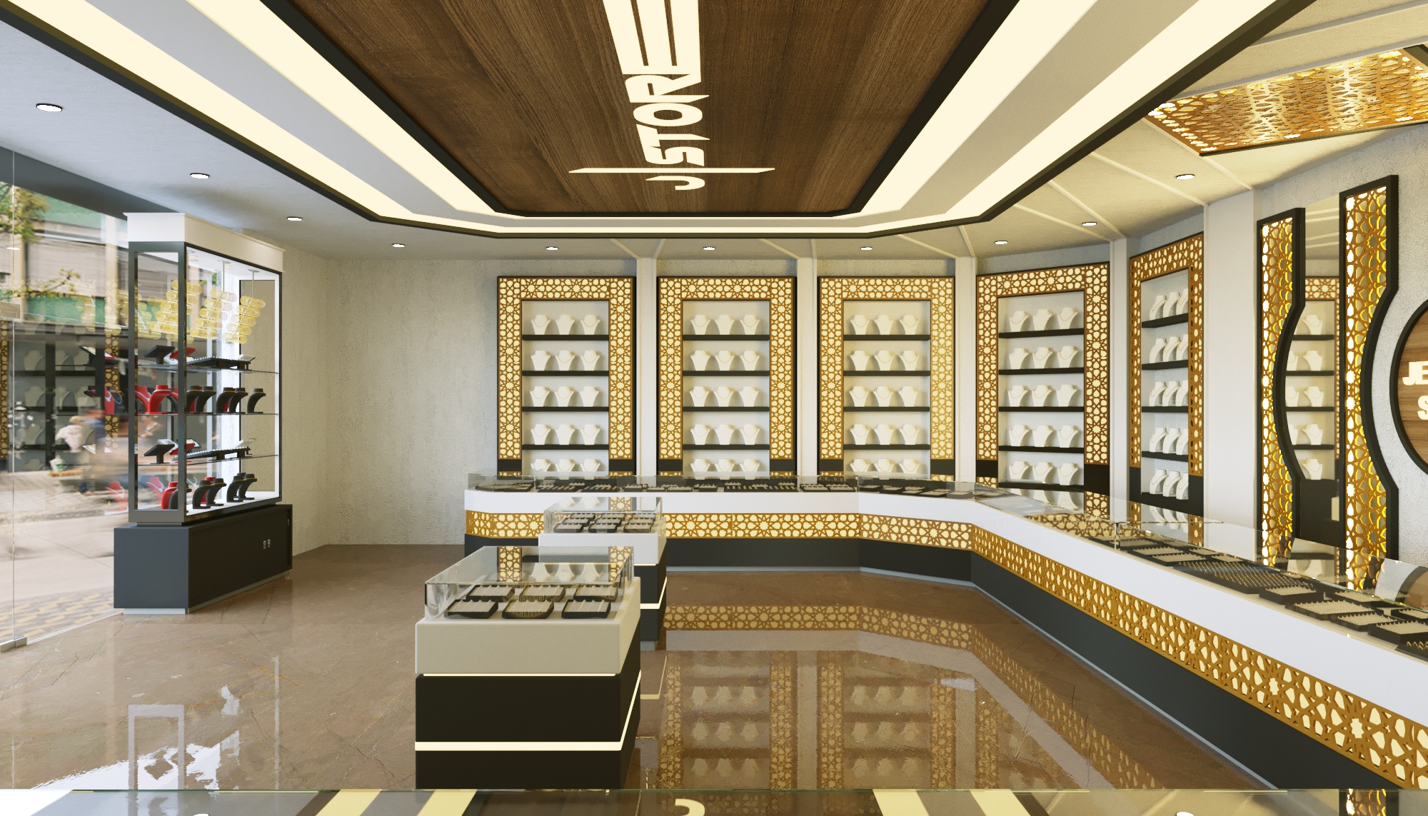 Jewelry Store Realistic Design by uygdizaynsales | 3DOcean