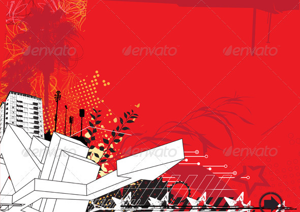 Urban background - Conceptual Vectors