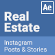 Real Estate Instagram Posts And Stories - VideoHive Item for Sale