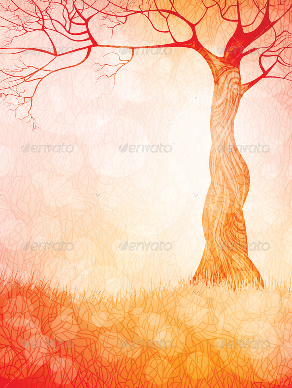 Creative landscape vector background - Landscapes Nature