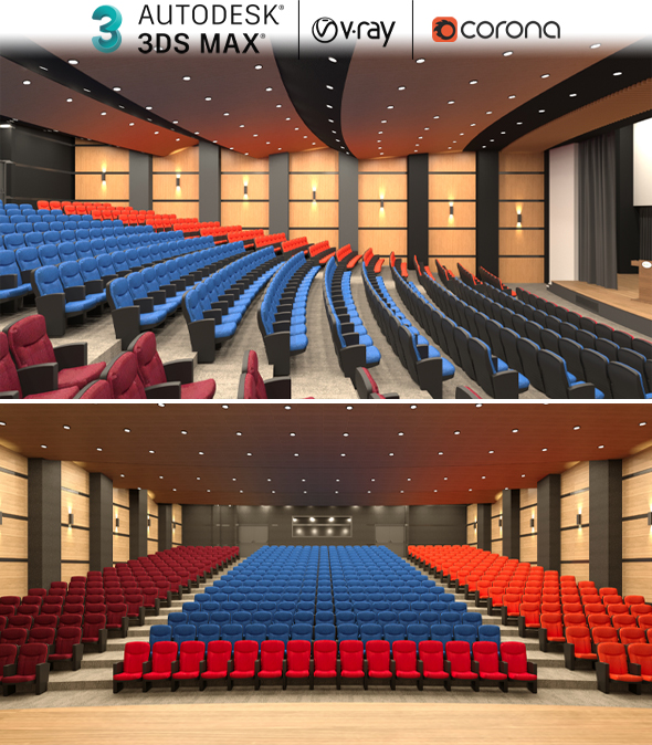 Auditorium Hall Concept - 3Docean 32949709