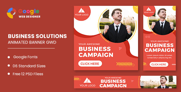 Business Campaign Animated Banner Google Web Designer