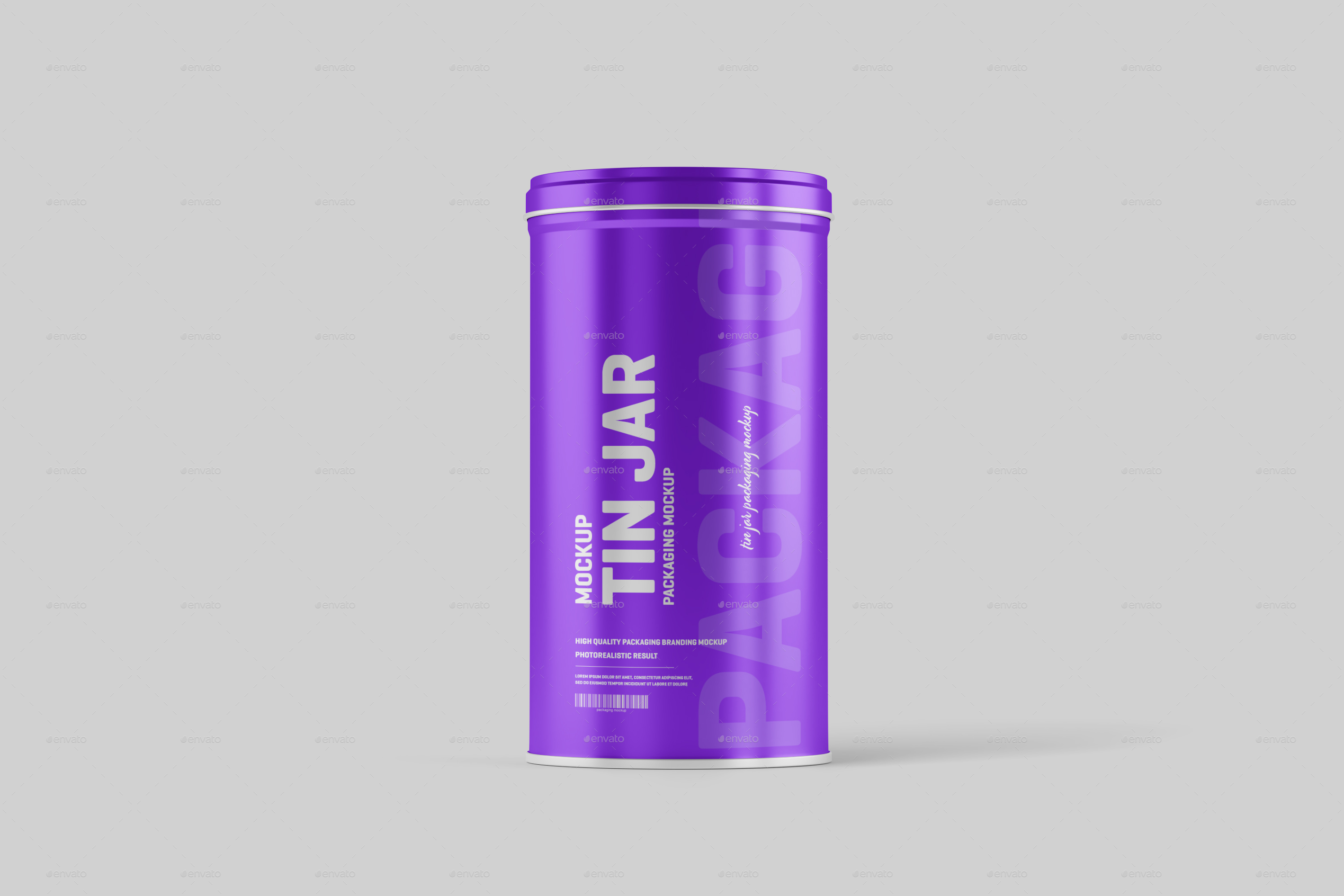 Tin Jar Packaging Mockup, Graphics GraphicRiver