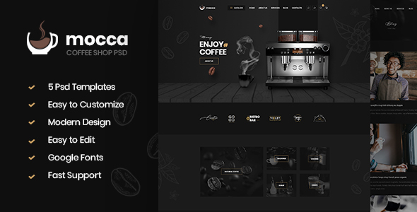 Mocca - Coffee - ThemeForest 32842043