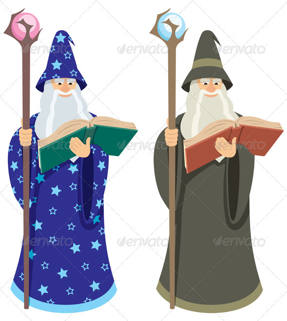 Wizard - Characters Vectors