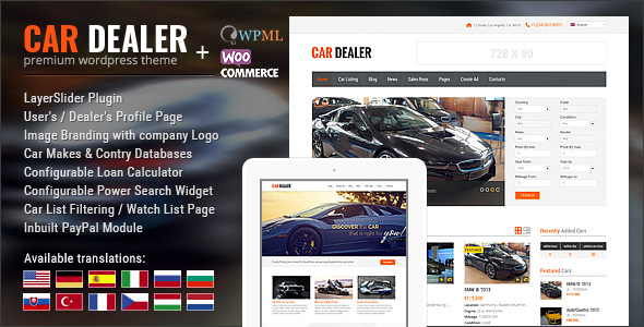 Car Dealer Automotive - ThemeForest 8574708