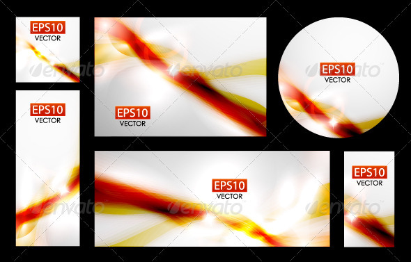 Vector Shiny Waves - Backgrounds Decorative