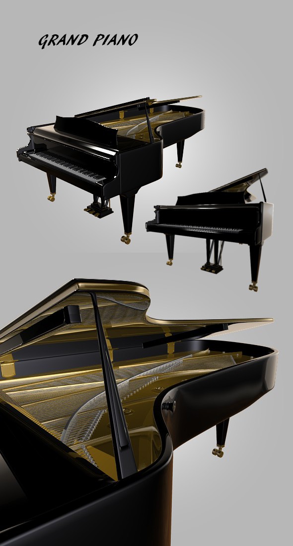 Grand Piano - 3Docean 107431