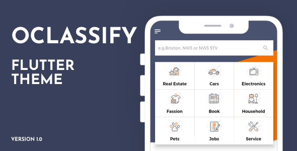oClassify Flutter Theme/Templates