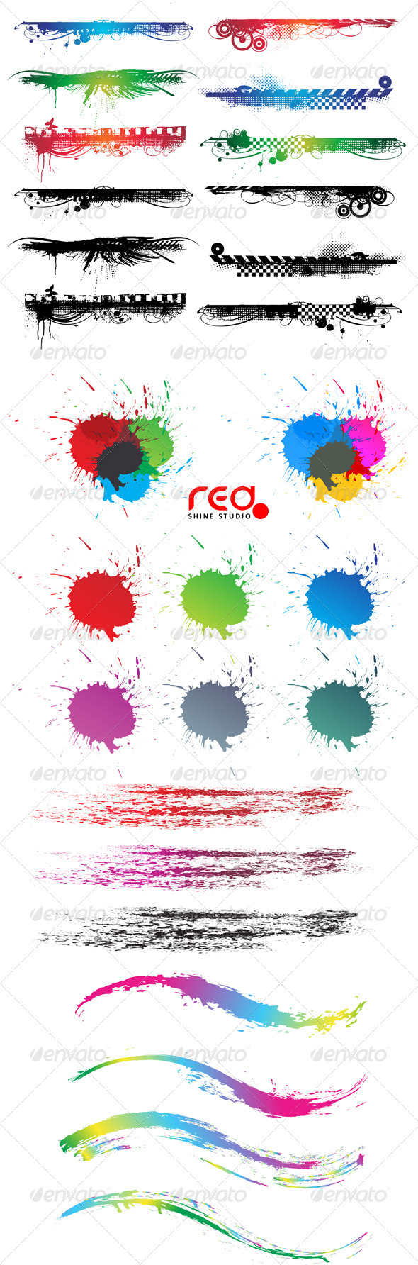 Grunge collection_2 - Decorative Symbols Decorative