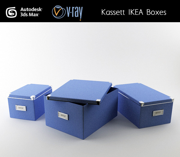 Kassett IKEA boxes - 3Docean 3019995