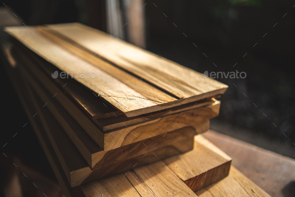 wood material industrial background, carpenter machine equipment for wooden construction - Stock Photo - Images